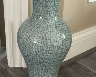 Celadon Vase,  16"H,  $150