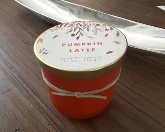 New Pumpkin latte candle, $7