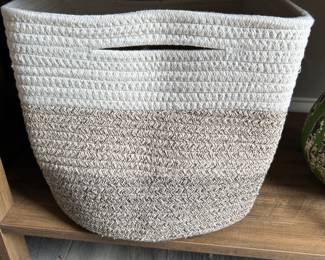 Woven Basket, 3 available, 13" x 13" x 10"H,  $14 each
