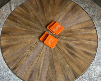 Additional view of top of cocktail table ~