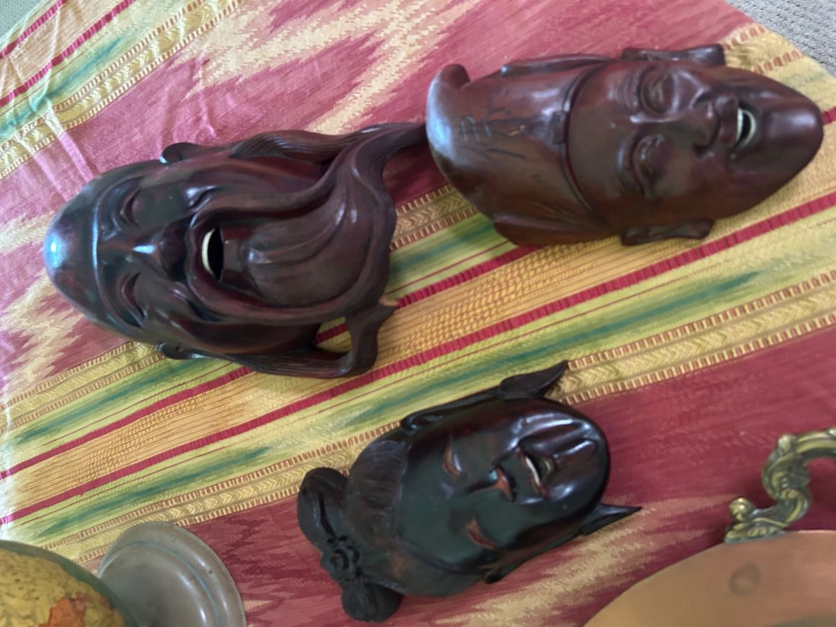 Unusual masks - Teak likely