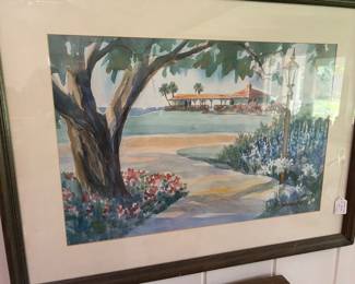 Local artist’s watercolour of Pt. Clear