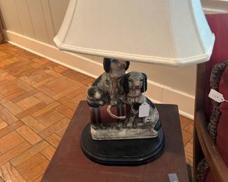 Staffordshire-style lamp