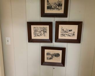 Art groups of many kinds - pencil drawings