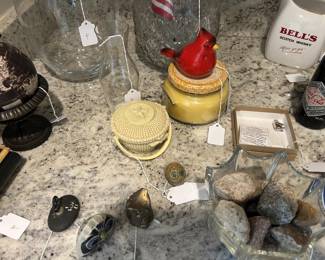 Variety of barware