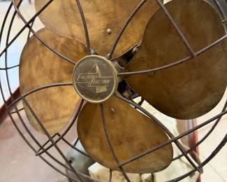 Emerson Electric brass blade fan, working