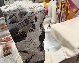 Black and white sculpture