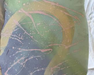 Hand made pottery dish or wall hanging