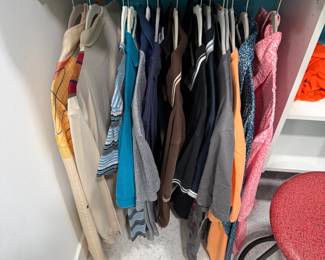 Polo shirts and T Shirs including Lacoste and Ben Sherman