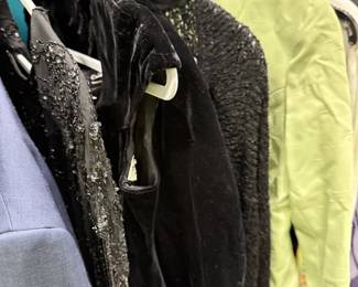 Vintage and new women's clothes