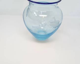 Art glass vase