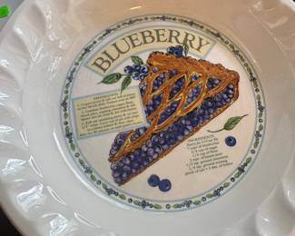 Blueberry Pie Plate