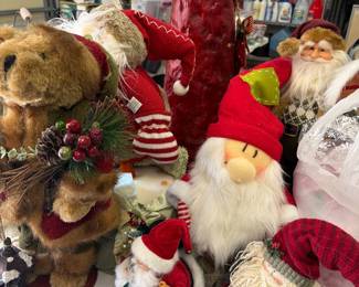 Plush Santa Claus and Bear Collections 
