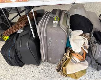 Assortment of travel bags