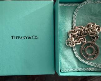 Tiffany & Co. Atlas Charm Toggle Circle Pendant