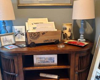 Curved Entertainment Center 