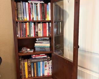 Two Glass Front Book Cases 