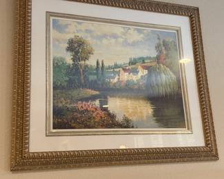 "Summer at Limoux" Wall Art Framed