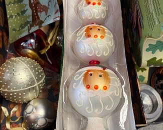 Glass Tree Topper New in Box 