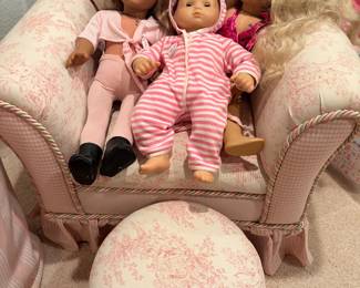 American Girl Bitty Baby and Retired American Girl Dolls! 