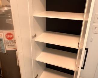 WHITE STORAGE CABINET