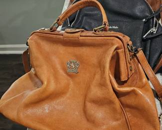 Leather handbags