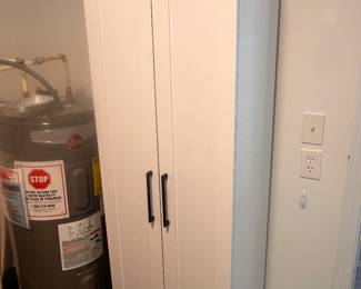 WHITE STORAGE CABINET