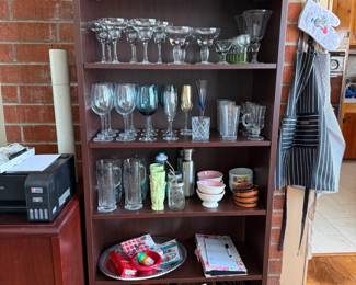 Glassware and other items