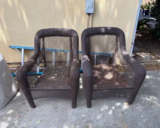 Side chairs for outdoor seating