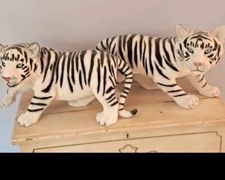 Large Resin Tiger Statues