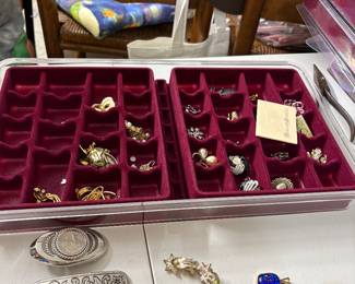 In addition to the appraised high value jewelry available at this sale, there is also medium value, smaller value, and costume jewelry available!  A collectors paradise! ; )