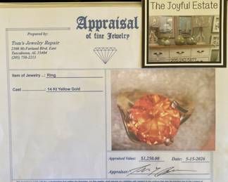 Appraised at $1250, available for $850