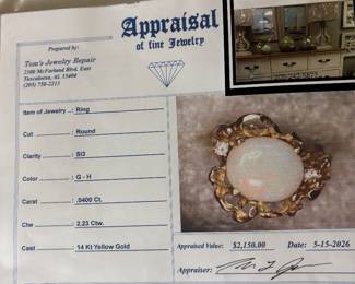 Appraised at $2150, available for $1475