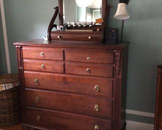 Tall dresser w/ mirror