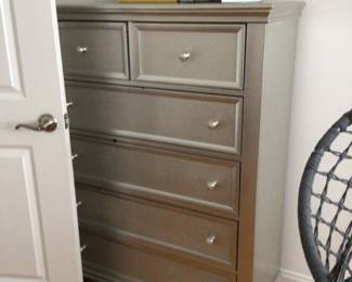 Silver high dresser