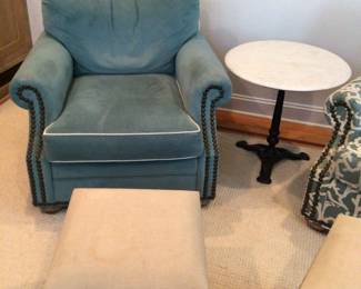 Oversized chair & ottoman