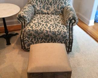 Oversized chair & ottoman