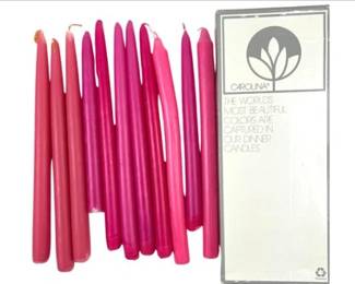 Set Of Carolina Pink Candles