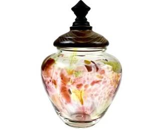 Mack V. Delisle Signed Art Glass Paperweight