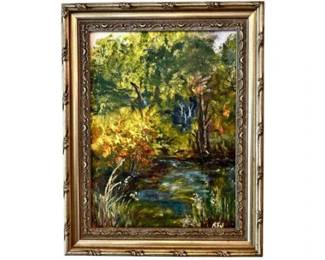 Original Oil Painting By Darien Artist Robert Johnson