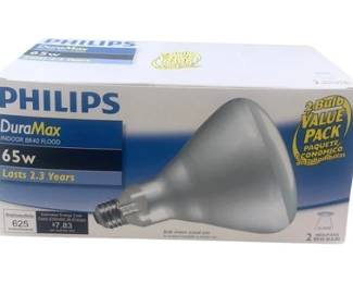 Philips DuraMax 75w Indoor BR40 Flood Light Bulb - 2 Pack