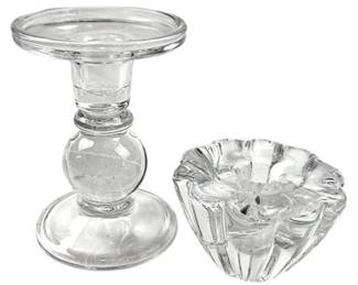 Glass Candle Holders