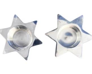 Restoration Hardware Silver Plate Votives - Signed “Restoration Hardware”