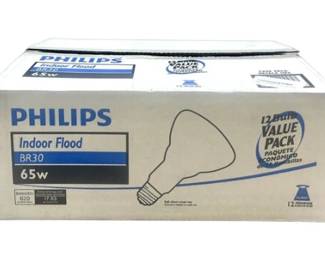 Philips Indoor Flood BR30 65 Watt 12 Bulb Value Pack