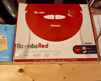 IROBOT Roomba Red Robot Vacuum Cleaner Model 4100