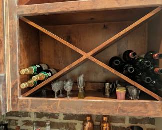 Wime glasses, shot glasses, aperitif glasses