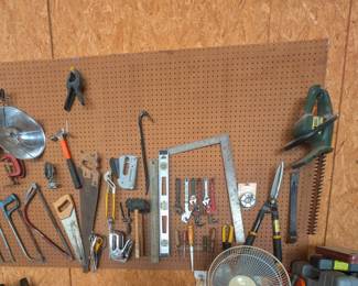 More saws and tools