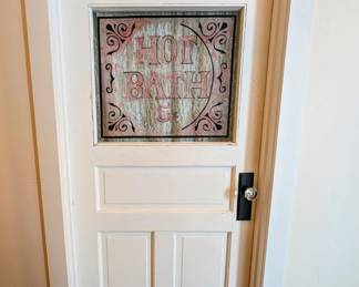 Vintage Bathroom Door