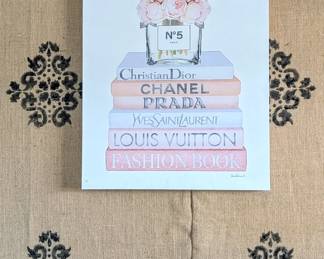 Paris designers canvas wall hanging 