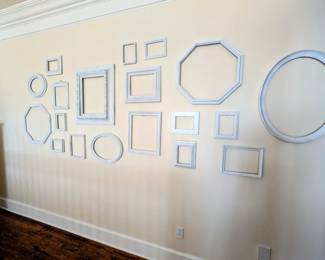 White picture frames